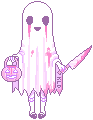 ghost with knife